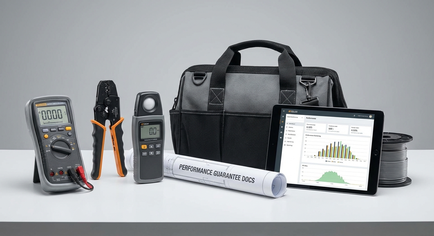 Understanding Your Solar System's Performance Guarantee: What Do Pros Look For? - Professional equipment used for Understanding Your Solar System's Performance Guarantee: What Do Pros Look For?