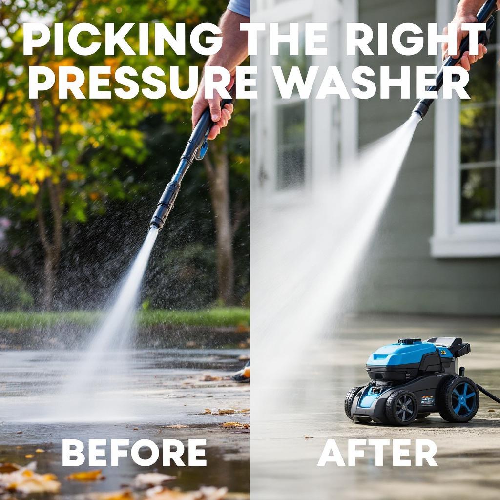 Picking the Right Pressure Washer PSI & GPM: A Pro's Guide for Home Use - Comparing options for Picking the Right Pressure Washer PSI & GPM: A Pro's Guide for Home Use