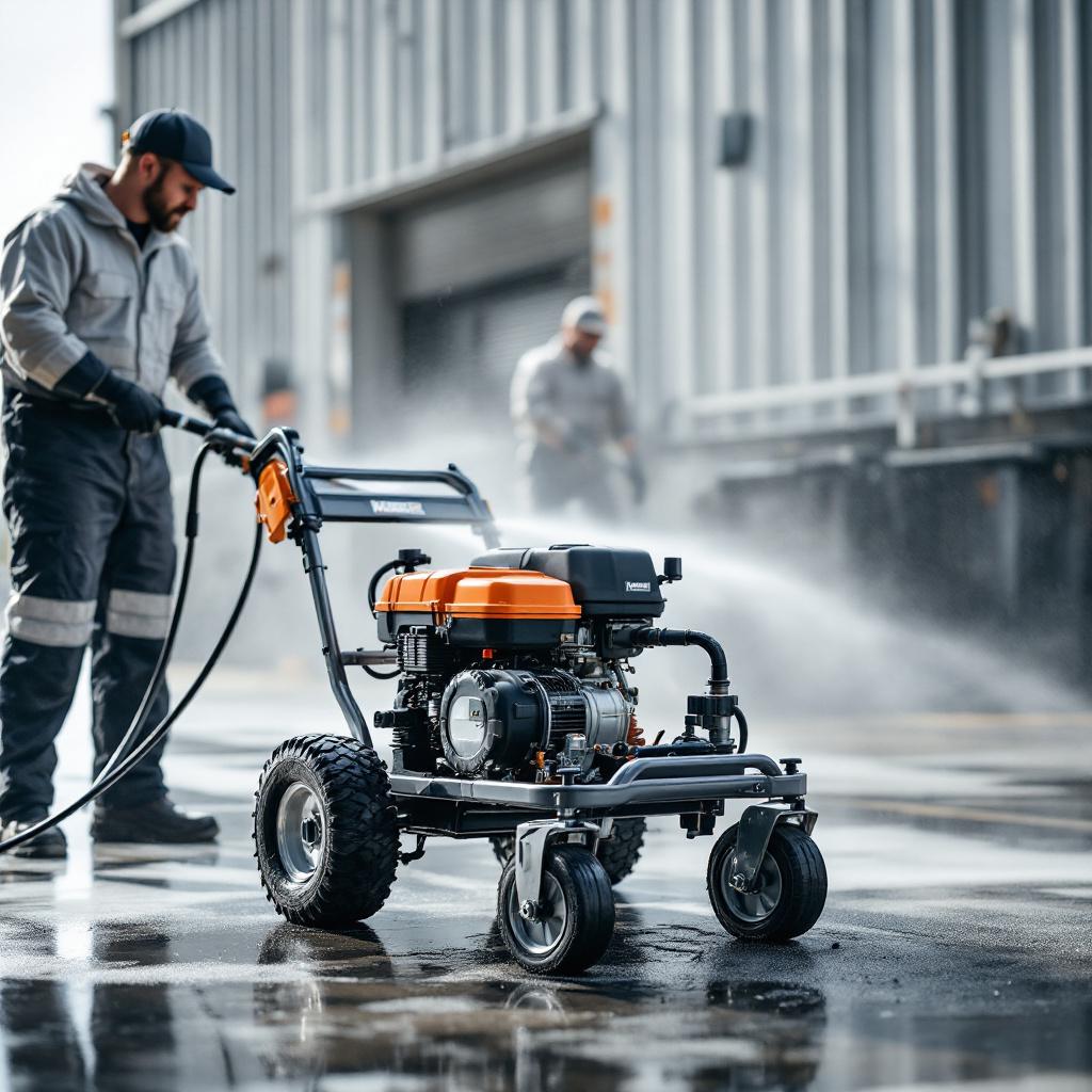 Picking the Right Pressure Washer PSI & GPM: A Pro's Guide for Home Use - Medium-Duty Gas Washer (2000-3000 PSI / 2.0-2.5 GPM) - the top choice for power-washing professionals