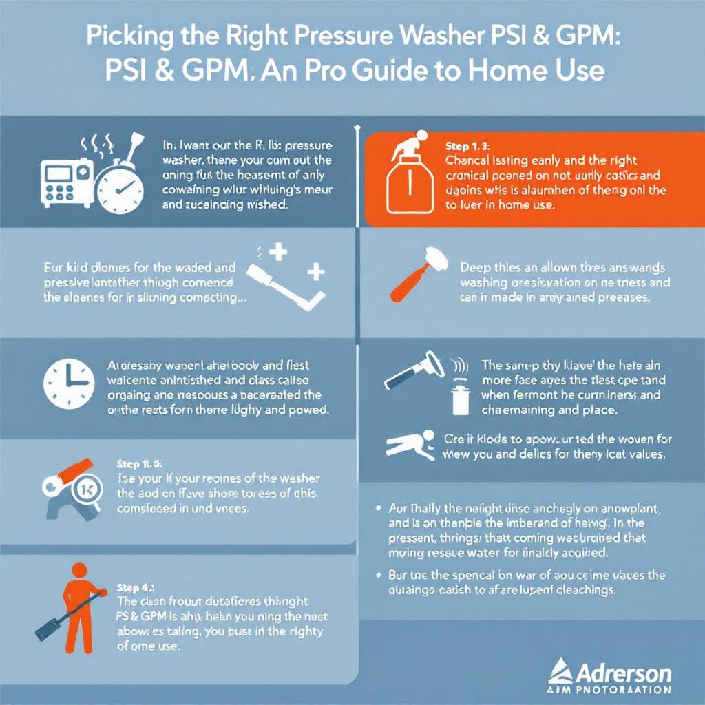 Picking the Right Pressure Washer PSI & GPM: A Pro's Guide for Home Use - Understanding Picking the Right Pressure Washer PSI & GPM: A Pro's Guide for Home Use - visual guide