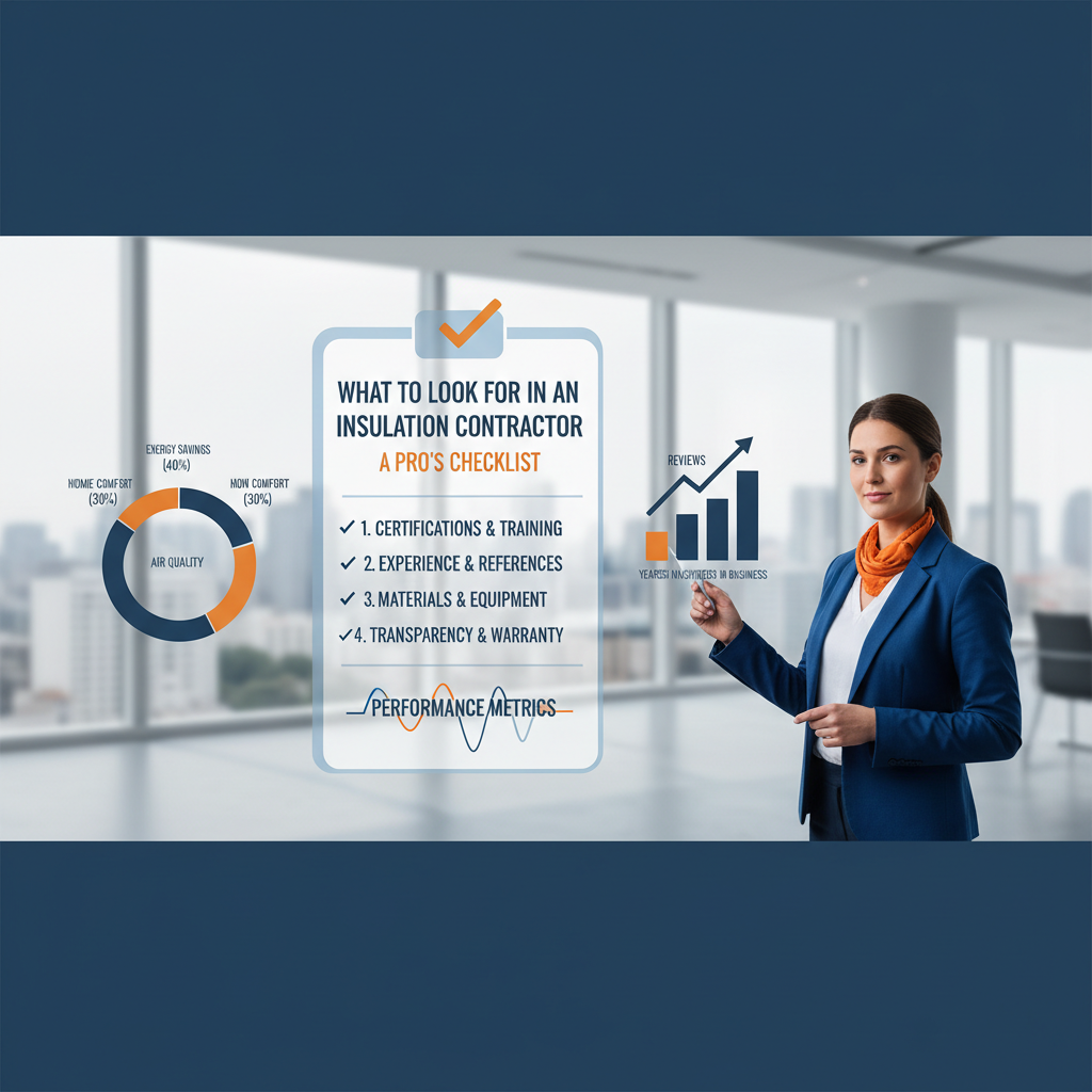 Key Criteria for Selecting a Qualified Insulation Contractor