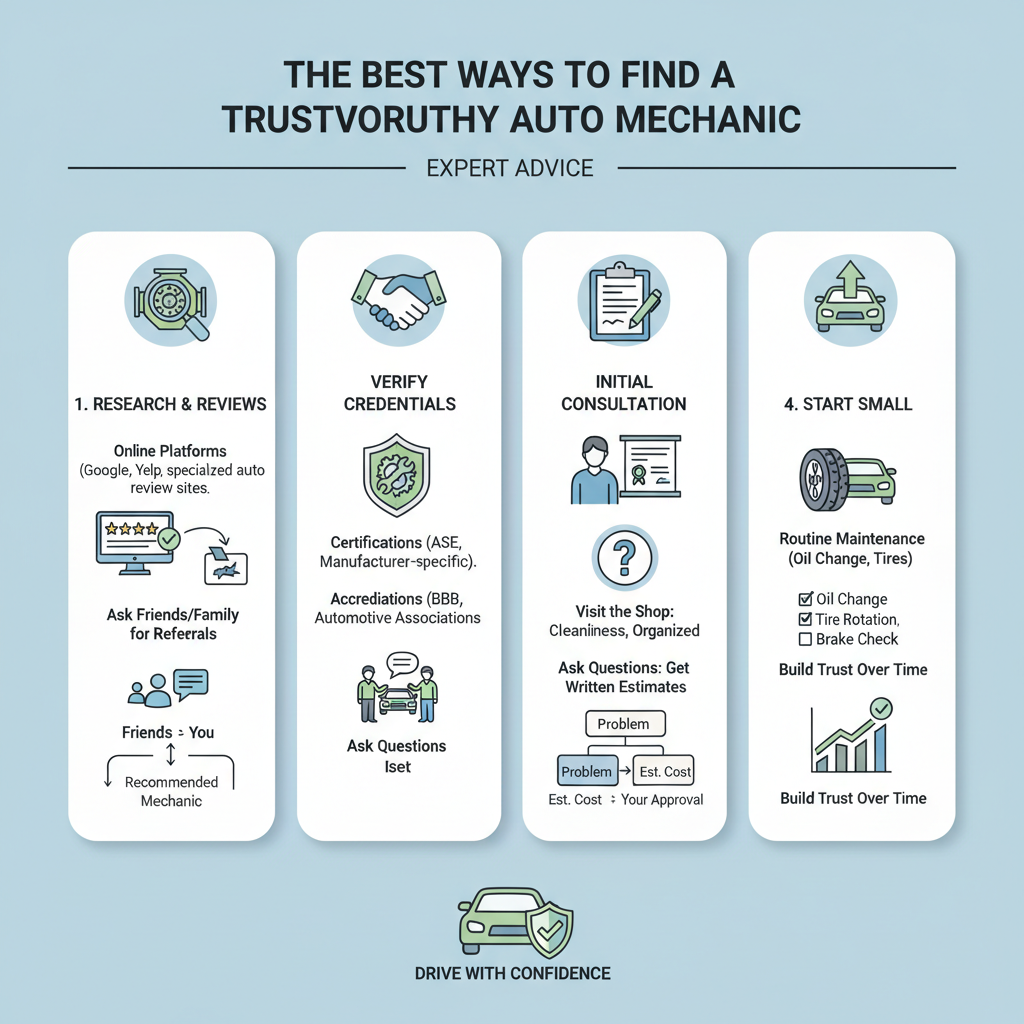 The Best Ways to Find a Trustworthy Auto Mechanic: Expert Advice - Understanding The Best Ways to Find a Trustworthy Auto Mechanic: Expert Advice - visual guide