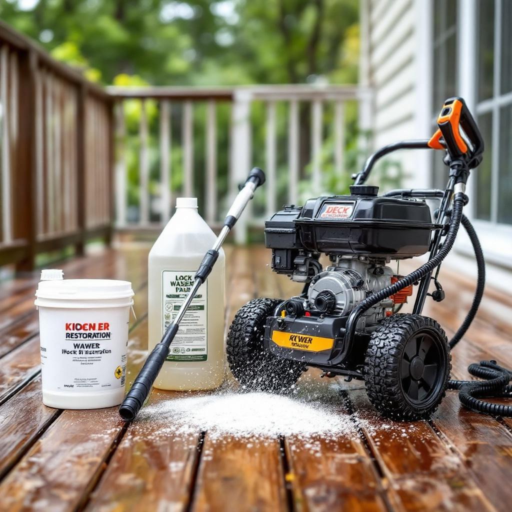 Professional Deck Restoration: What's the Process & Cost? - Professional equipment used for Professional Deck Restoration: What's the Process & Cost?