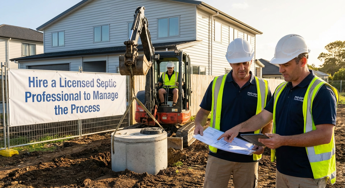 Septic System Permitting Process: Expert Tips for Homeowners - Hire a Licensed Septic Professional to Manage the Process - the top choice for septic professionals