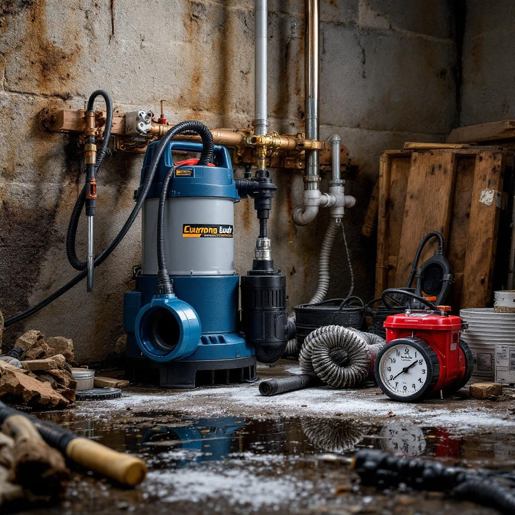 Analysis of Submersible vs. Pedestal Sump Pumps for Quietest Basement Flood Prevention - Professional equipment used for Analysis of Submersible vs. Pedestal Sump Pumps for Quietest Basement Flood Prevention
