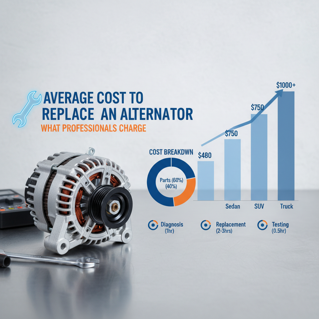 2024 Alternator Replacement Cost Guide: Professional vs. DIY & Top Factors Explained