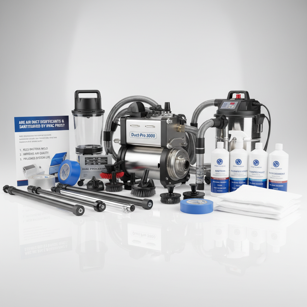 Are Air Duct Disinfectants & Sanitizers Recommended by HVAC Pros? - Professional equipment used for Are Air Duct Disinfectants & Sanitizers Recommended by HVAC Pros?