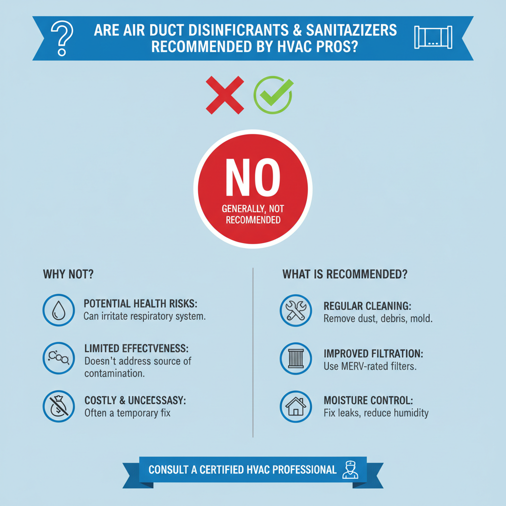 Are Air Duct Disinfectants & Sanitizers Recommended by HVAC Pros? - Understanding Are Air Duct Disinfectants & Sanitizers Recommended by HVAC Pros? - visual guide