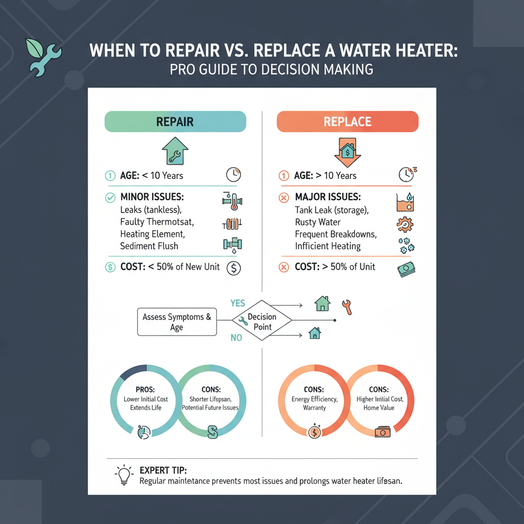When to Repair vs. Replace a Water Heater: Pro Guide to Decision Making - Understanding When to Repair vs. Replace a Water Heater: Pro Guide to Decision Making - visual guide