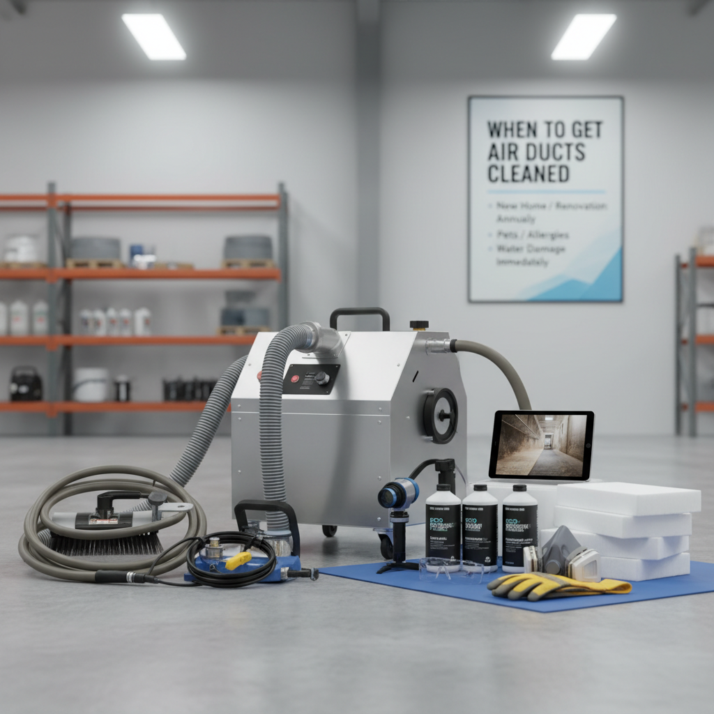 When to Get Air Ducts Cleaned: Expert Recommended Frequency for Different Homes - Professional equipment used for When to Get Air Ducts Cleaned: Expert Recommended Frequency for Different Homes