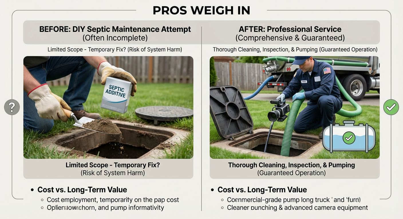 DIY Septic Maintenance vs. Professional Service: Pros Weigh In - Comparing options for DIY Septic Maintenance vs. Professional Service: Pros Weigh In