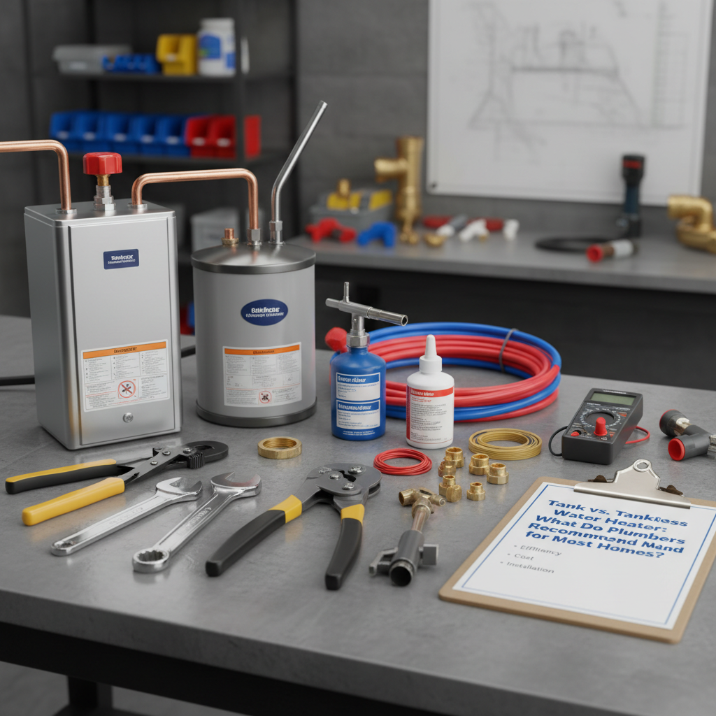 Tank vs. Tankless Water Heater: What Do Plumbers Recommend for Most Homes? - Professional equipment used for Tank vs. Tankless Water Heater: What Do Plumbers Recommend for Most Homes?