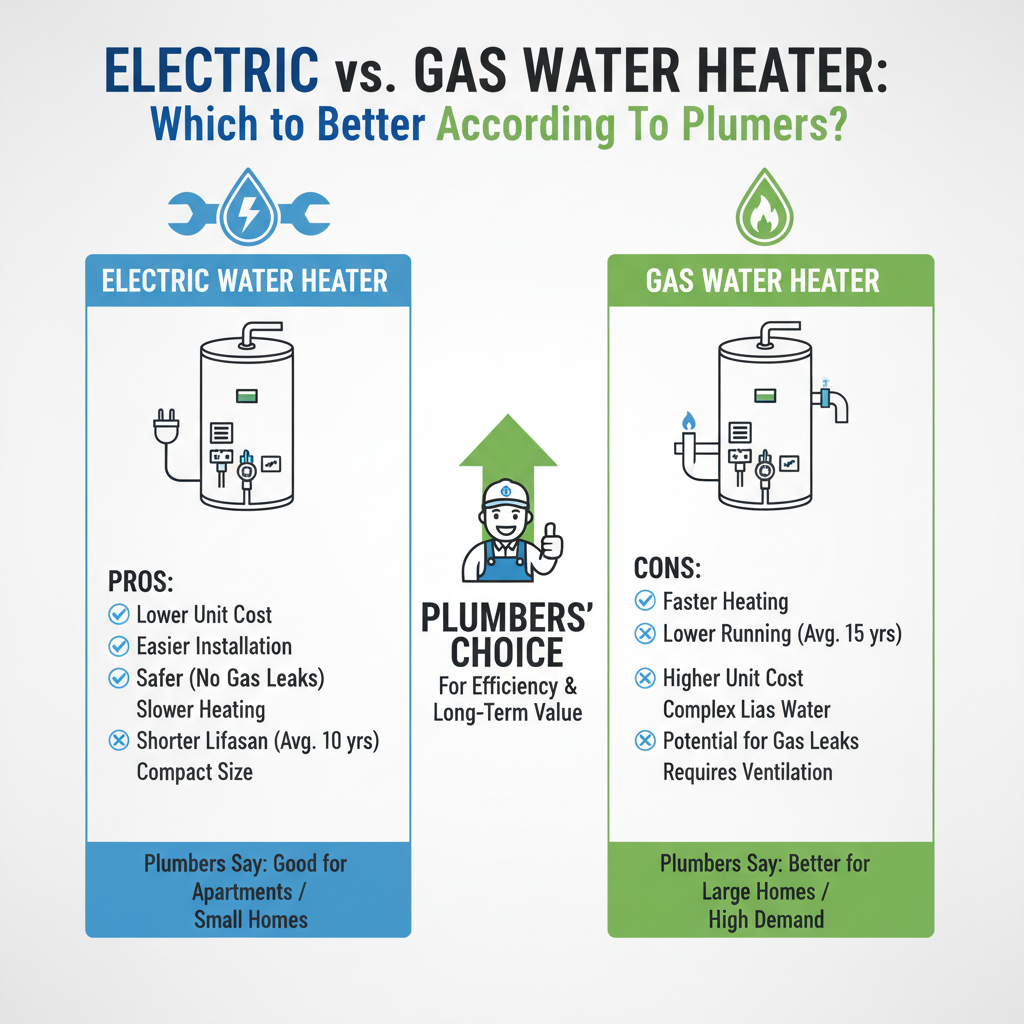 Electric vs. Gas Water Heater: Which is Better According to Plumbers? - Understanding Electric vs. Gas Water Heater: Which is Better According to Plumbers? - visual guide