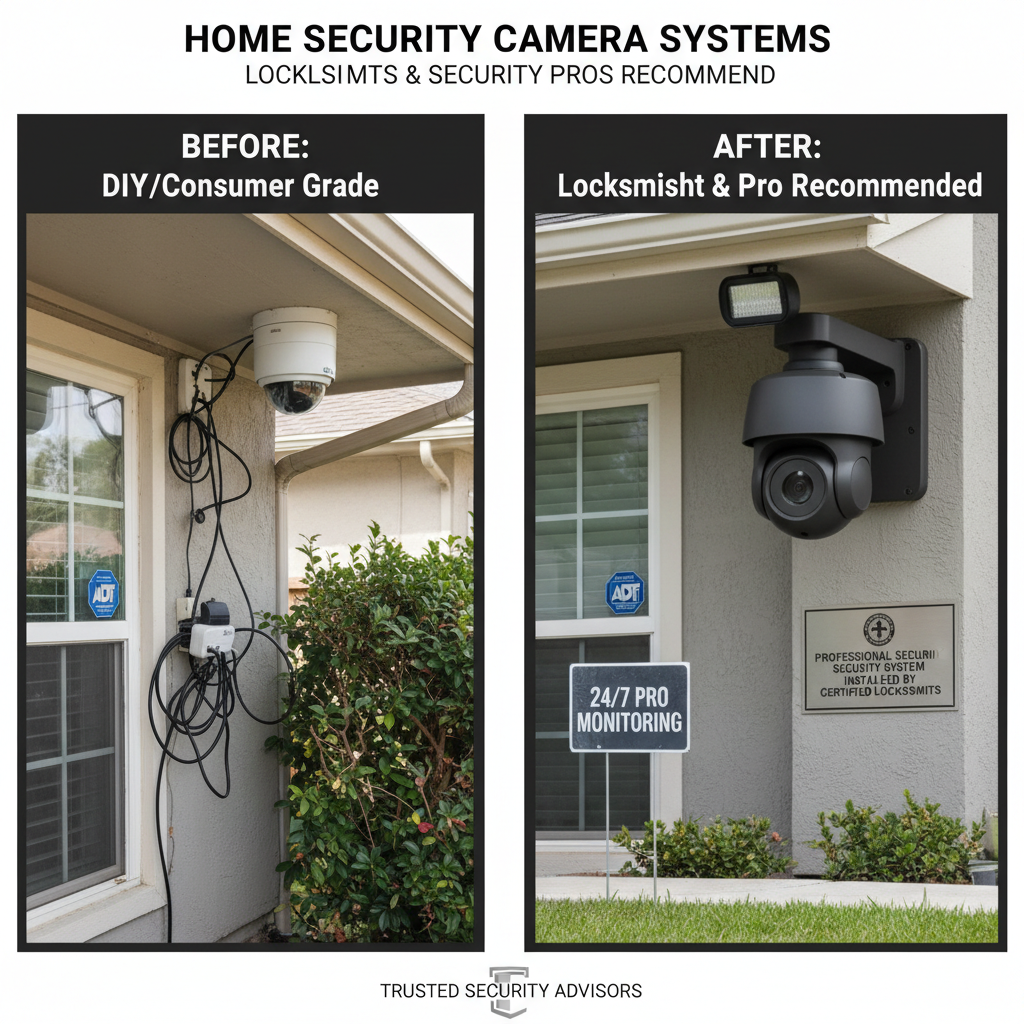 Best Home Security Camera Systems According to Locksmiths & Security Pros - Comparing options for Best Home Security Camera Systems According to Locksmiths & Security Pros