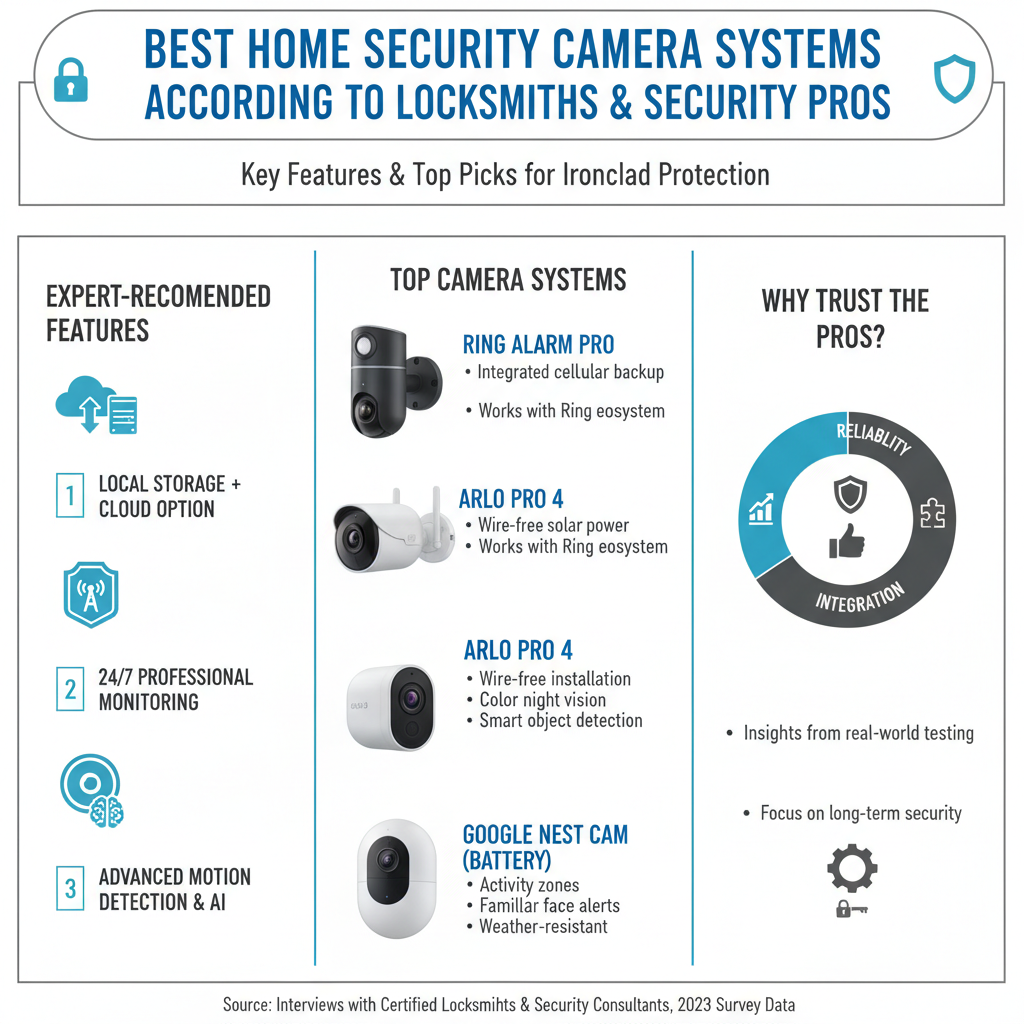 Best Home Security Camera Systems According to Locksmiths & Security Pros - Understanding Best Home Security Camera Systems According to Locksmiths & Security Pros - visual guide