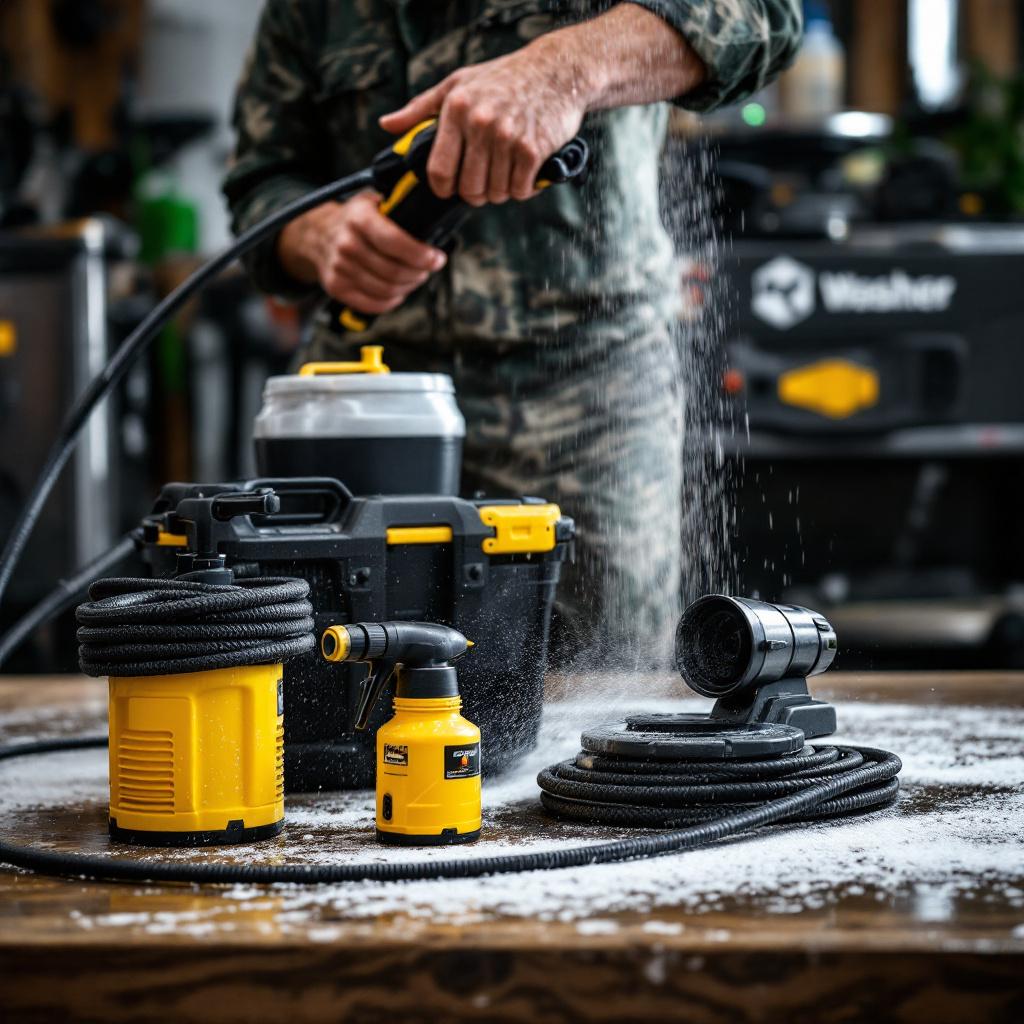 Best Pressure Washer Accessories: Pro Tools for Better Results - Professional equipment used for Best Pressure Washer Accessories: Pro Tools for Better Results
