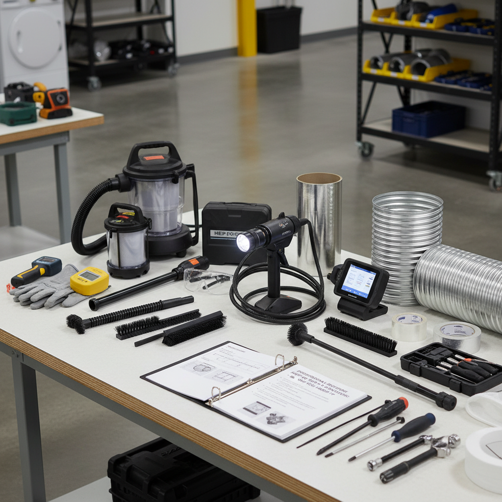 Professional Dryer Vent Inspection: What's Included & Why You Need It - Professional equipment used for Professional Dryer Vent Inspection: What's Included & Why You Need It