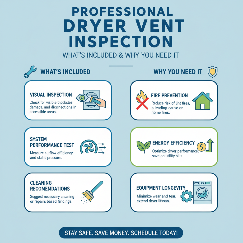 Professional Dryer Vent Inspection: What's Included & Why You Need It - Understanding Professional Dryer Vent Inspection: What's Included & Why You Need It - visual guide