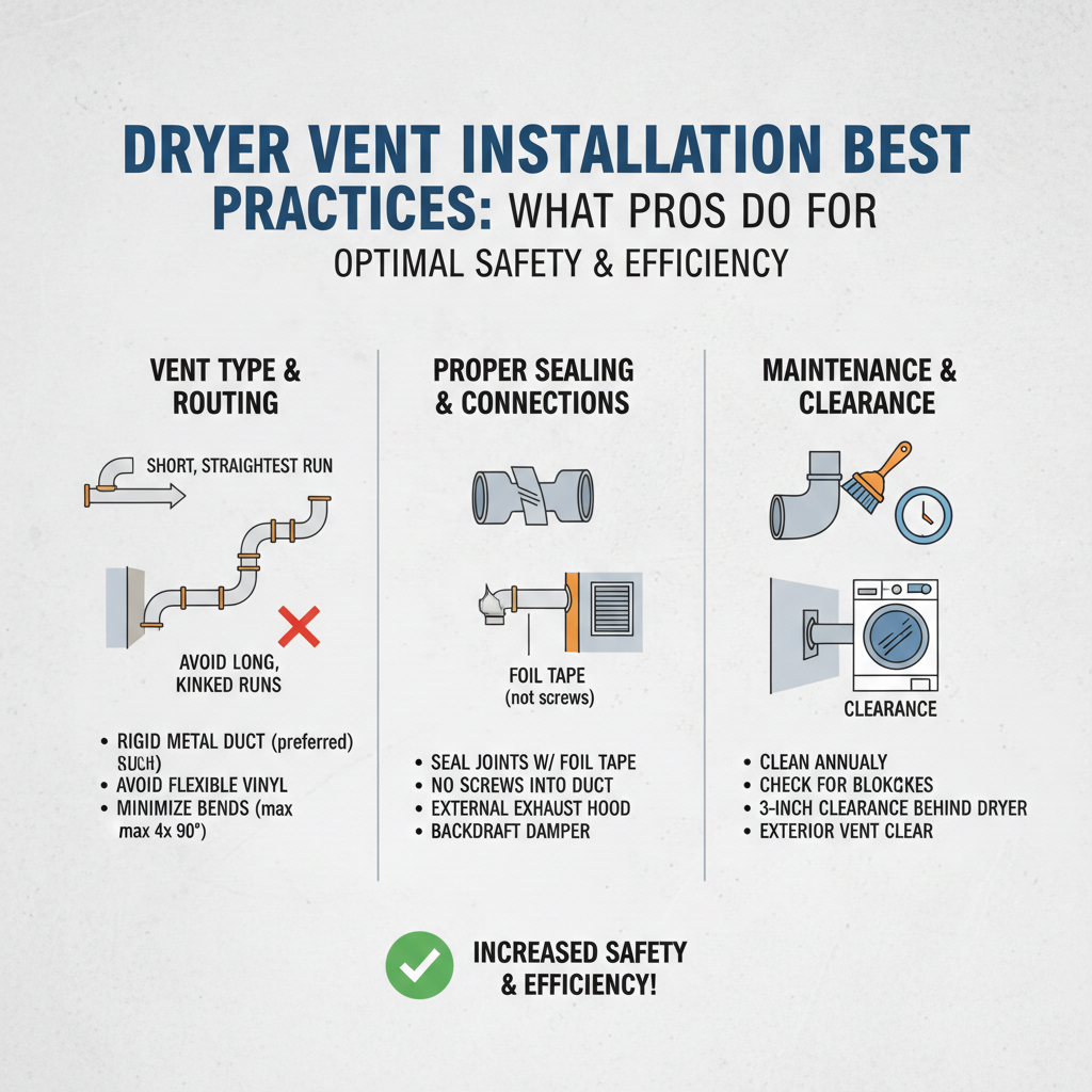 Dryer Vent Installation Best Practices: What Pros Do for Optimal Safety & Efficiency - Understanding Dryer Vent Installation Best Practices: What Pros Do for Optimal Safety & Efficiency - visual guide