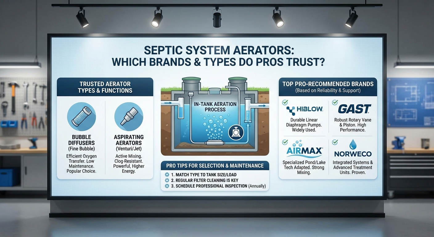 Septic System Aerators: Which Brands and Types Do Pros Trust? - Understanding Septic System Aerators: Which Brands and Types Do Pros Trust? - visual guide