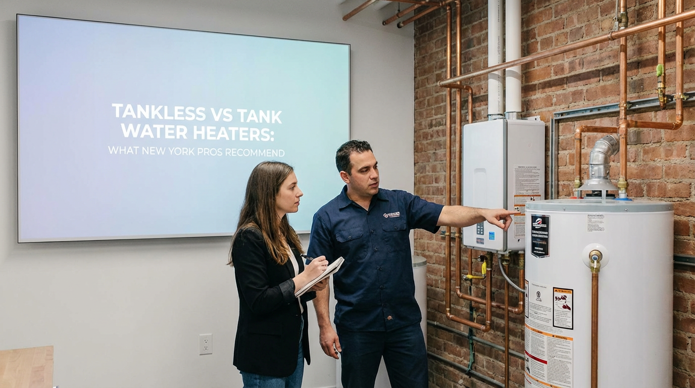Tankless vs. Tank Water Heaters: The Definitive 2024 NYC Homeowner's Data-Driven Comparison