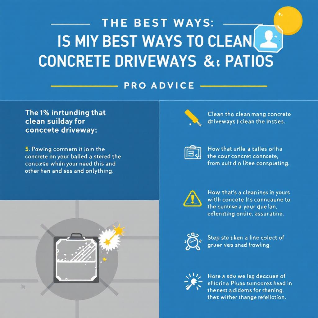 The Best Ways to Clean Concrete Driveways & Patios: Pro Advice - Understanding The Best Ways to Clean Concrete Driveways & Patios: Pro Advice - visual guide