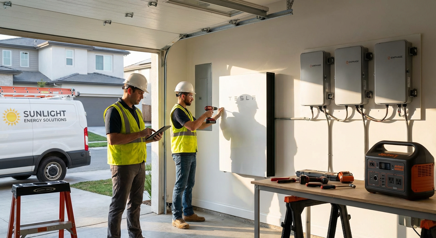 What's the Best Backup Generator for Solar Systems? Pro Recommendations - Integrated Battery Storage Systems (e.g., Tesla Powerwall, Enphase IQ, or Portable Power Stations) - the top choice for solar professionals