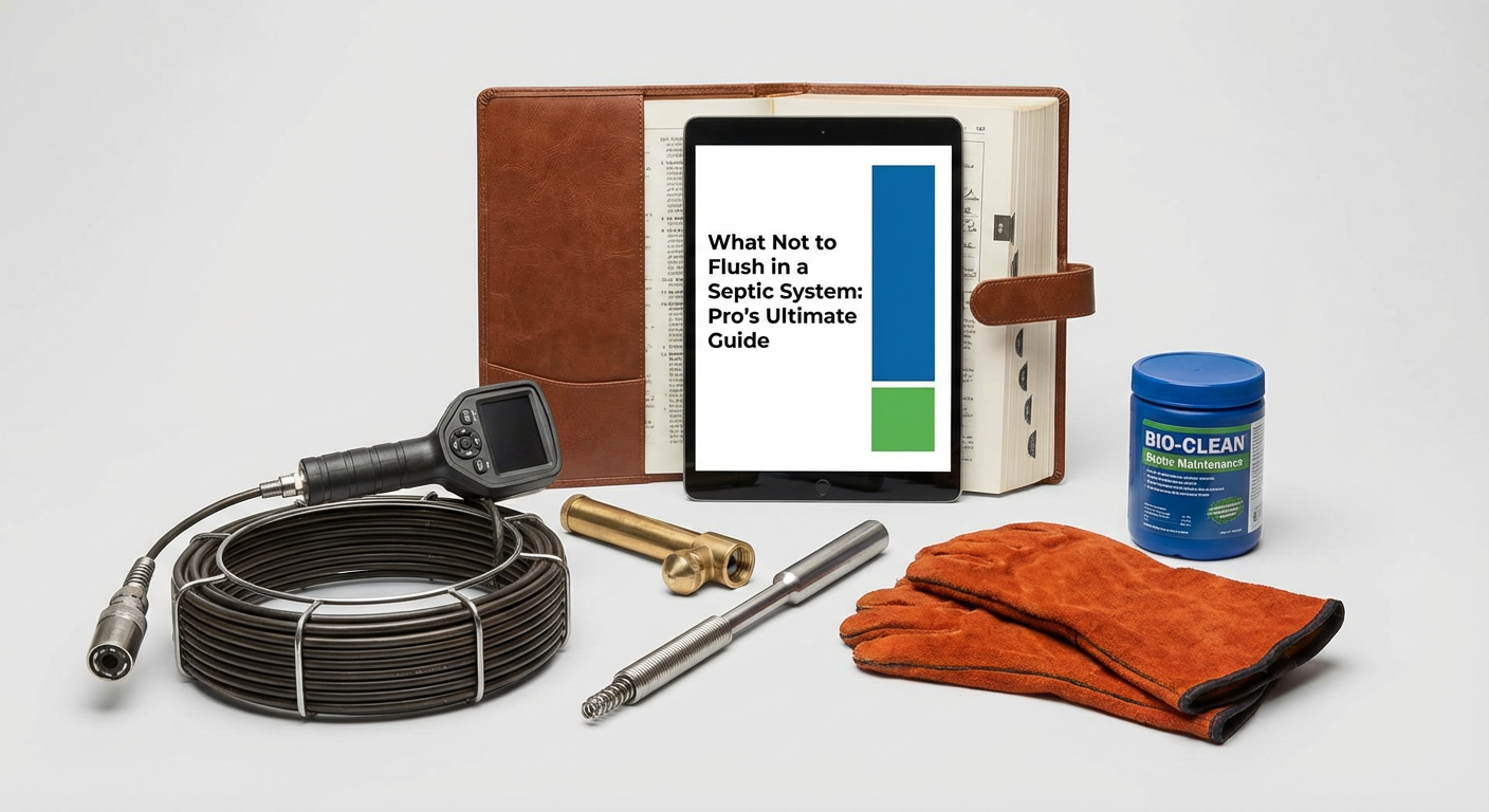 What Not to Flush in a Septic System: Pro's Ultimate Guide - Professional equipment used for What Not to Flush in a Septic System: Pro's Ultimate Guide