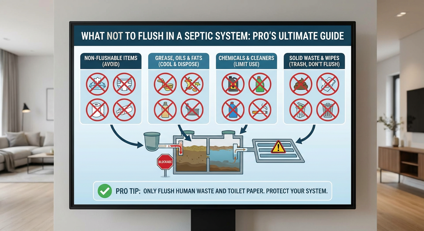 What Not to Flush in a Septic System: Pro's Ultimate Guide - Understanding What Not to Flush in a Septic System: Pro's Ultimate Guide - visual guide