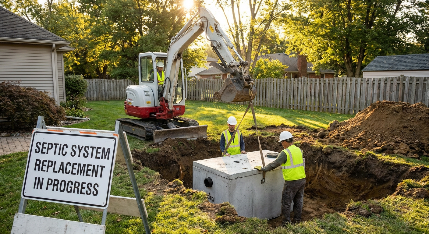 Septic Repair vs. Replacement: When Do Pros Recommend a New System? - Replacement for Systemic Failure - the top choice for septic professionals