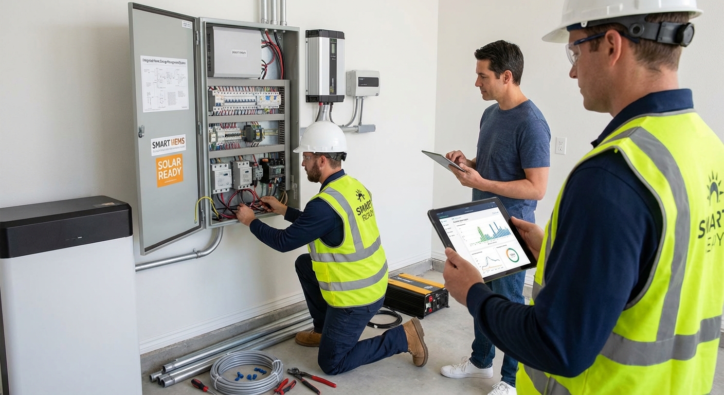 Best Smart Home Integrations for Solar Energy Systems: Pro Choices - Integrated Home Energy Management System (HEMS) / Smart Panel - the top choice for solar professionals