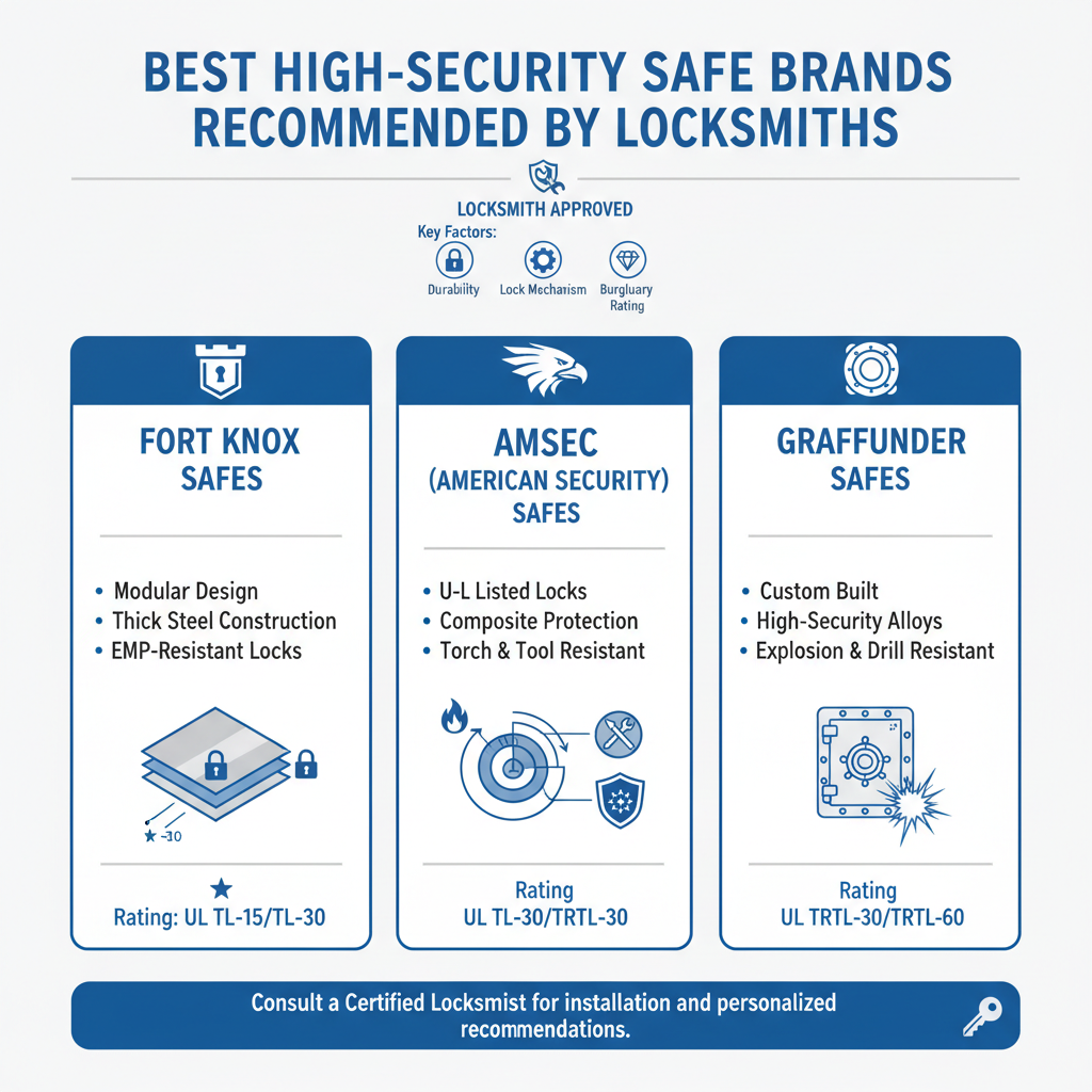What are the Best High-Security Safe Brands Recommended by Locksmiths? - Understanding What are the Best High-Security Safe Brands Recommended by Locksmiths? - visual guide