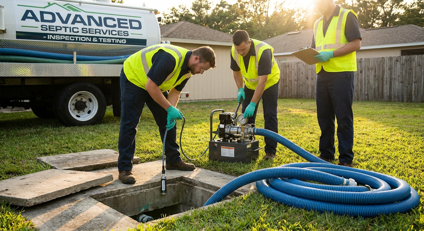 Septic System Inspection Checklist: What Do Pros Look For? - Full Inspection with Hydraulic Load Test - the top choice for septic professionals