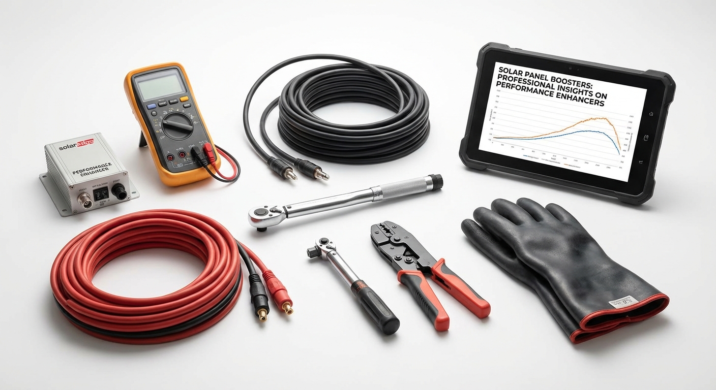 Are Solar Panel Boosters Worth It? Professional Insights on Performance Enhancers - Professional equipment used for Are Solar Panel Boosters Worth It? Professional Insights on Performance Enhancers