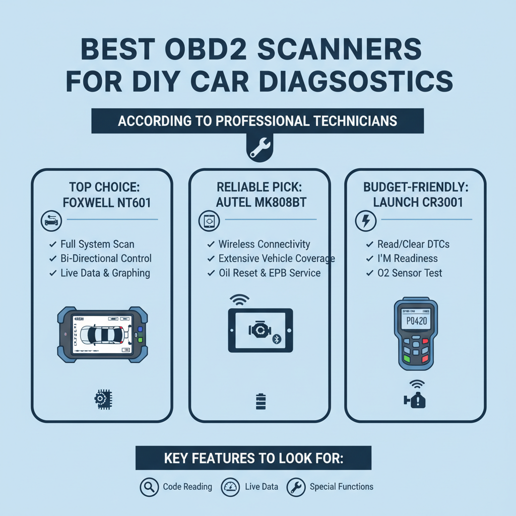 Best OBD2 Scanners for DIY Car Diagnostics According to Professional Technicians - Understanding Best OBD2 Scanners for DIY Car Diagnostics According to Professional Technicians - visual guide
