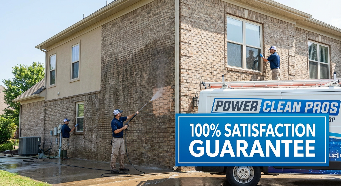 What Warranty Should a Pressure Washing Service Offer? Pro Insights - 100% Satisfaction Guarantee - the top choice for power-washing professionals