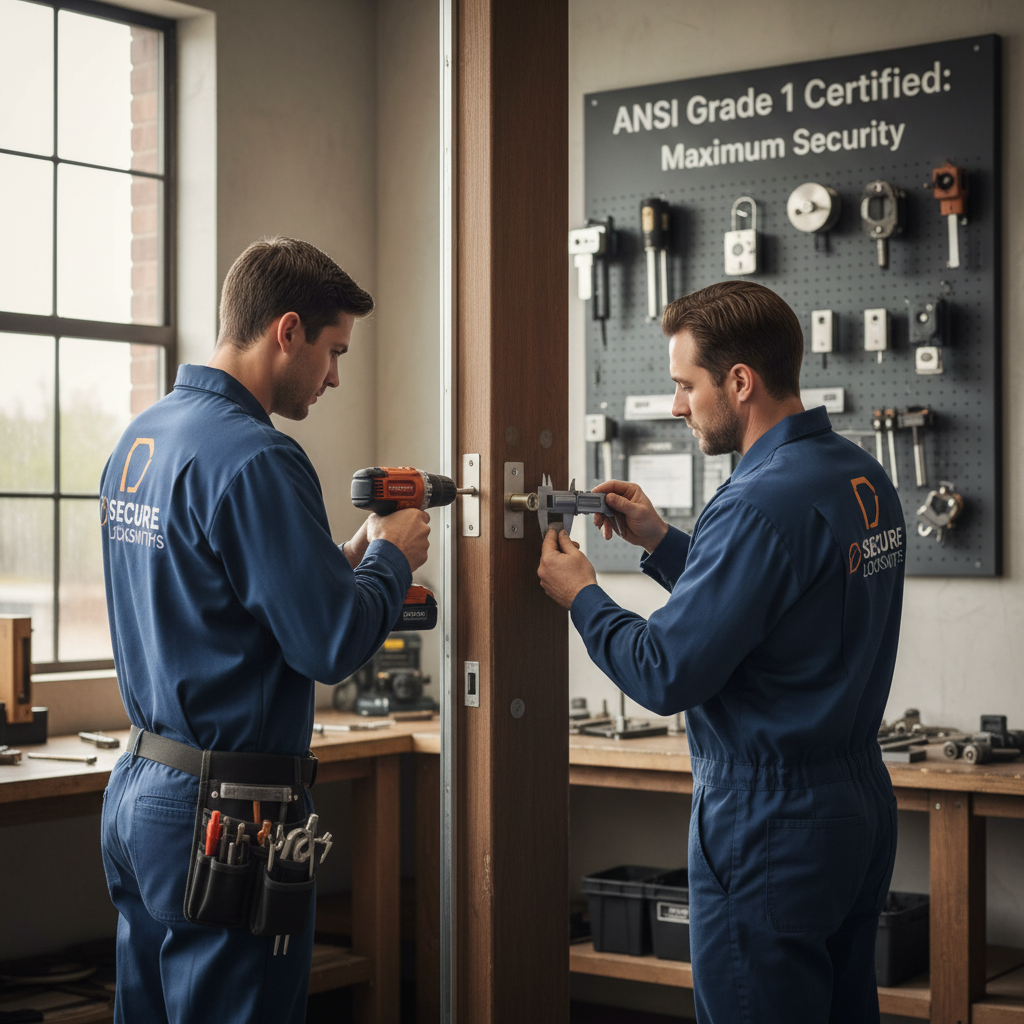 Commercial Lock Grades Explained: What Pros Recommend for Businesses - ANSI Grade 1 Locks - the top choice for locksmith professionals