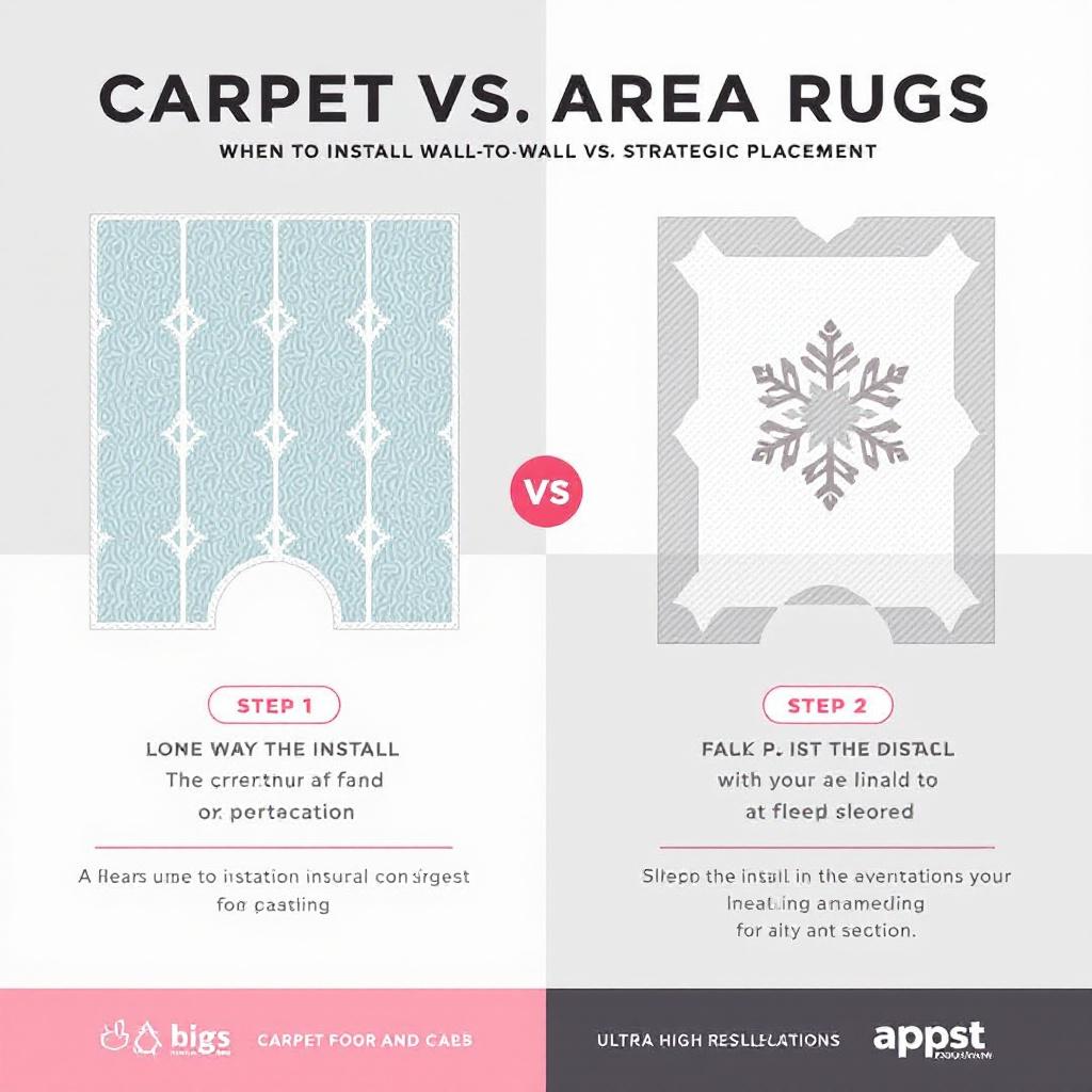 Carpet vs. Area Rugs: When to Install Wall-to-Wall vs. Strategic Placement - Understanding Carpet vs. Area Rugs: When to Install Wall-to-Wall vs. Strategic Placement - visual guide