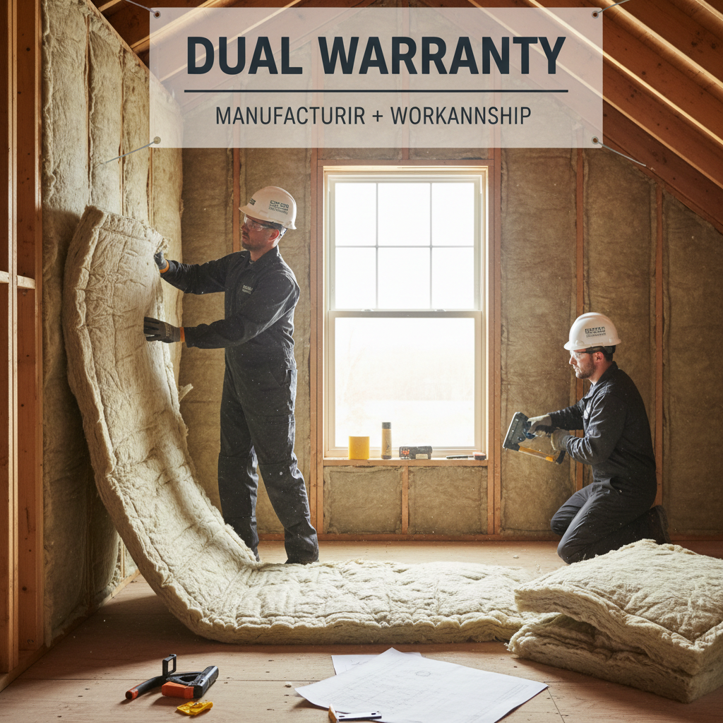 Understanding Insulation Warranties: What to Ask Your Contractor - Dual Warranty (Manufacturer + Workmanship) - the top choice for insulation professionals