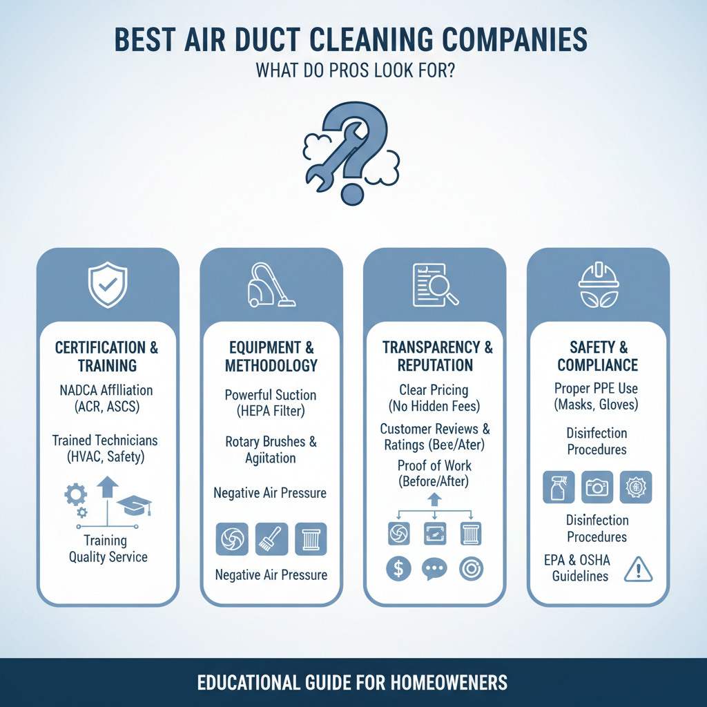 Best Air Duct Cleaning Companies: What Do Pros Look For? - Understanding Best Air Duct Cleaning Companies: What Do Pros Look For? - visual guide