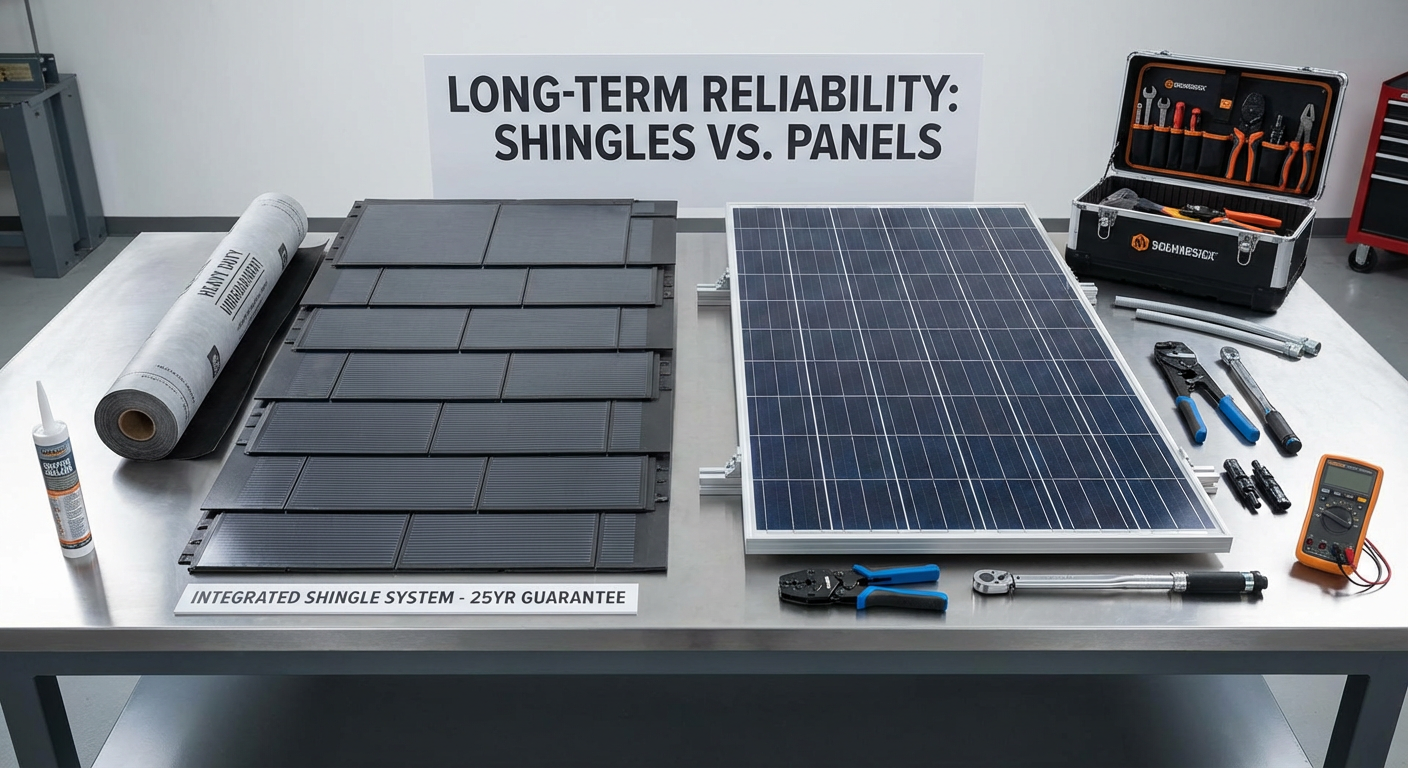 Long-Term Reliability of Integrated Solar Roofing Shingles vs. Traditional Panels - Professional equipment used for Long-Term Reliability of Integrated Solar Roofing Shingles vs. Traditional Panels