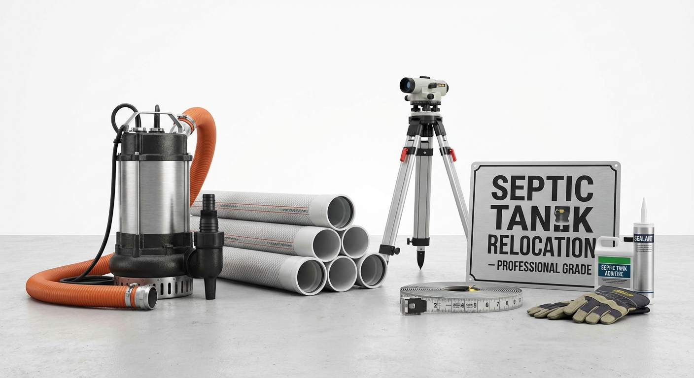 Septic Tank Relocation Cost: What's Involved According to Pros? - Professional equipment used for Septic Tank Relocation Cost: What's Involved According to Pros?