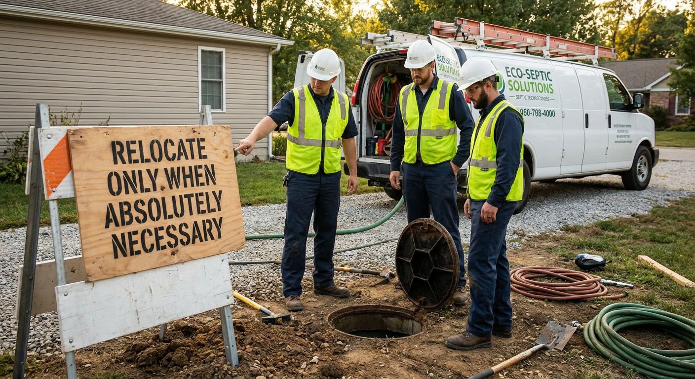 Septic Tank Relocation Cost: What's Involved According to Pros? - Relocate Only When Absolutely Necessary - the top choice for septic professionals