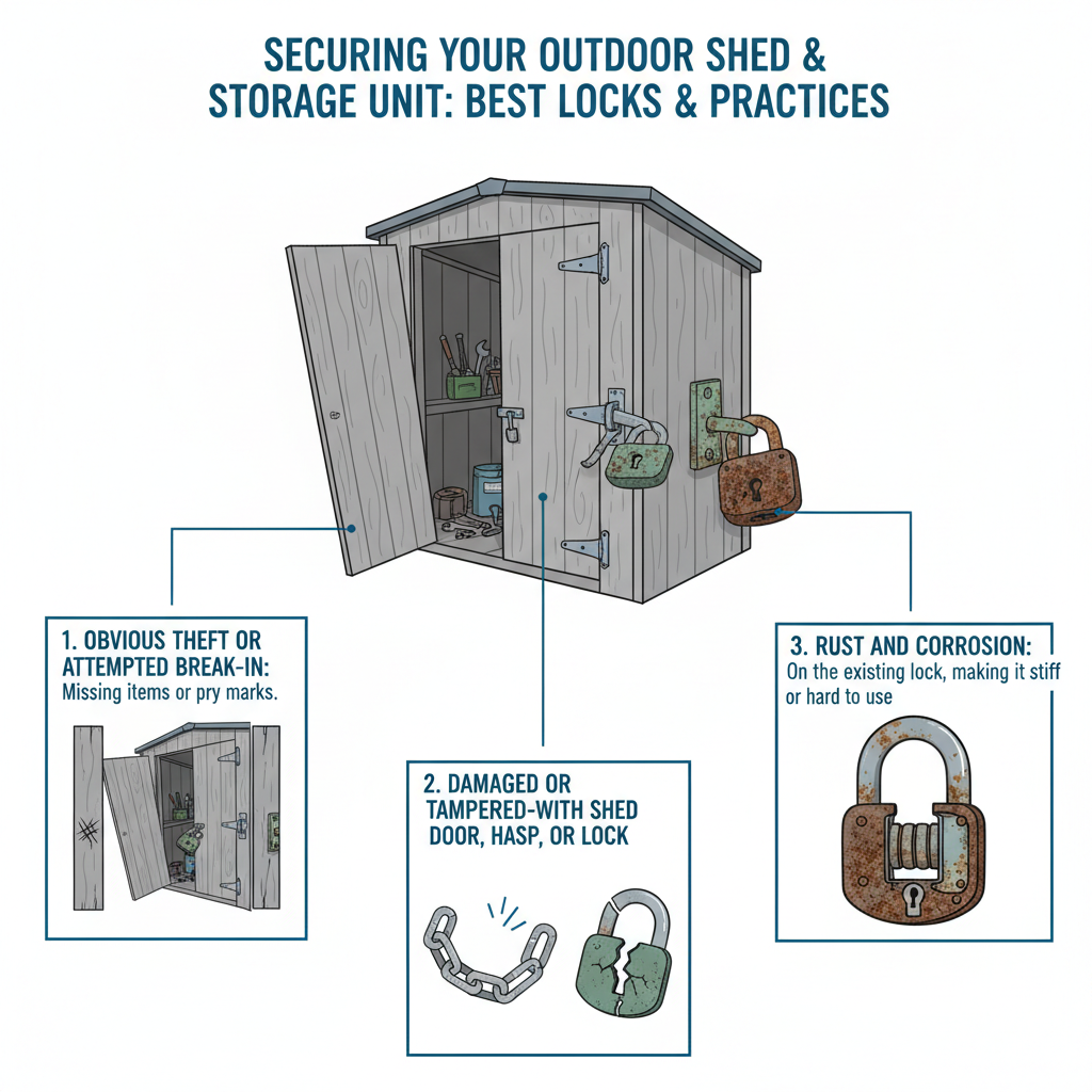 Securing Your Outdoor Shed or Storage Unit: Best Locks & Practices Troubleshooting & Fixes (2024 Guide) visual diagram