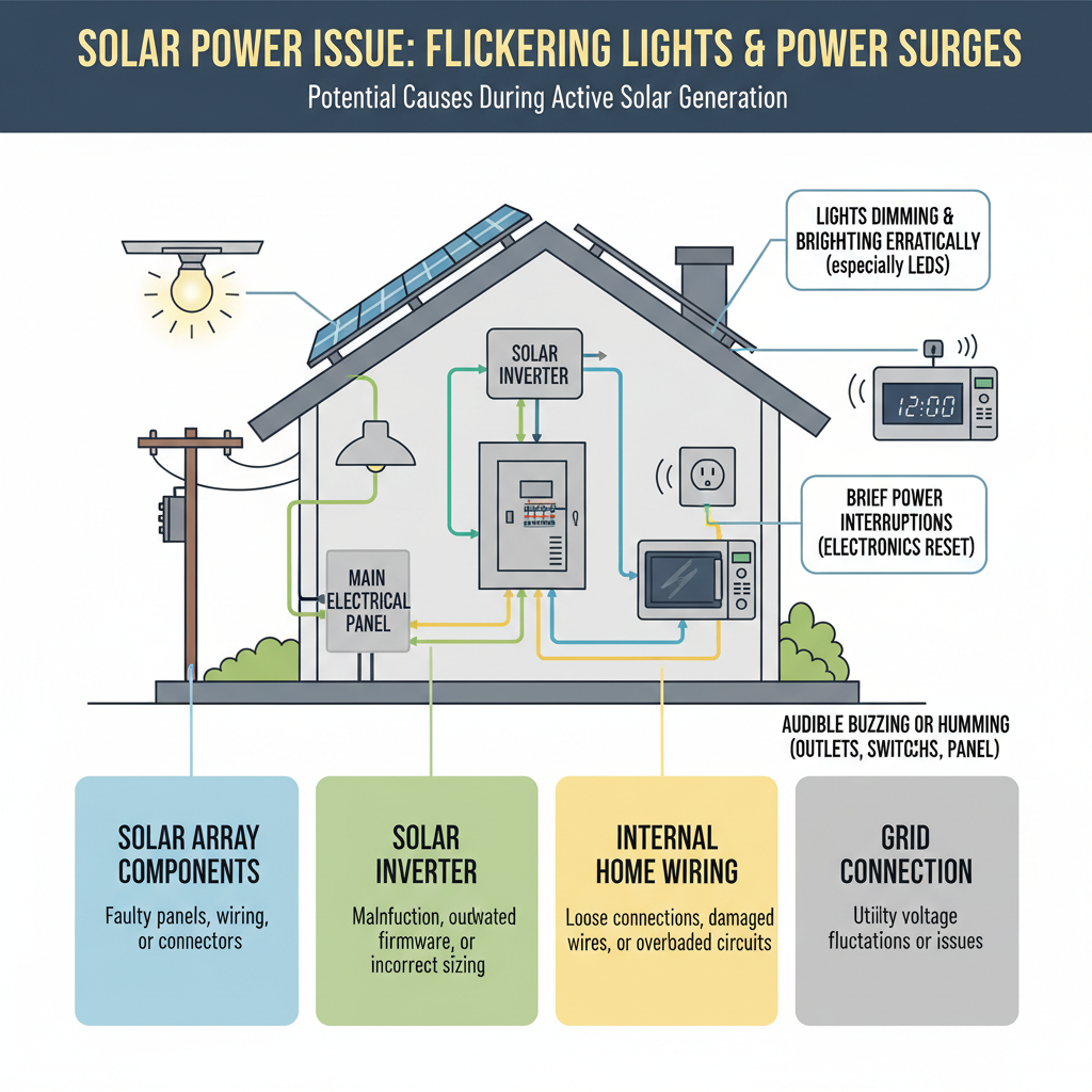 Solar Panels Making Your Lights Flicker? (An Old Pro's Guide to Fixing It) visual diagram