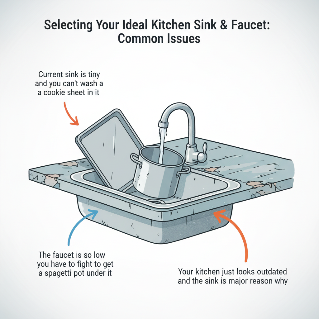 Choosing a Kitchen Sink & Faucet (My Guide After 25 Years in the Trenches) visual diagram