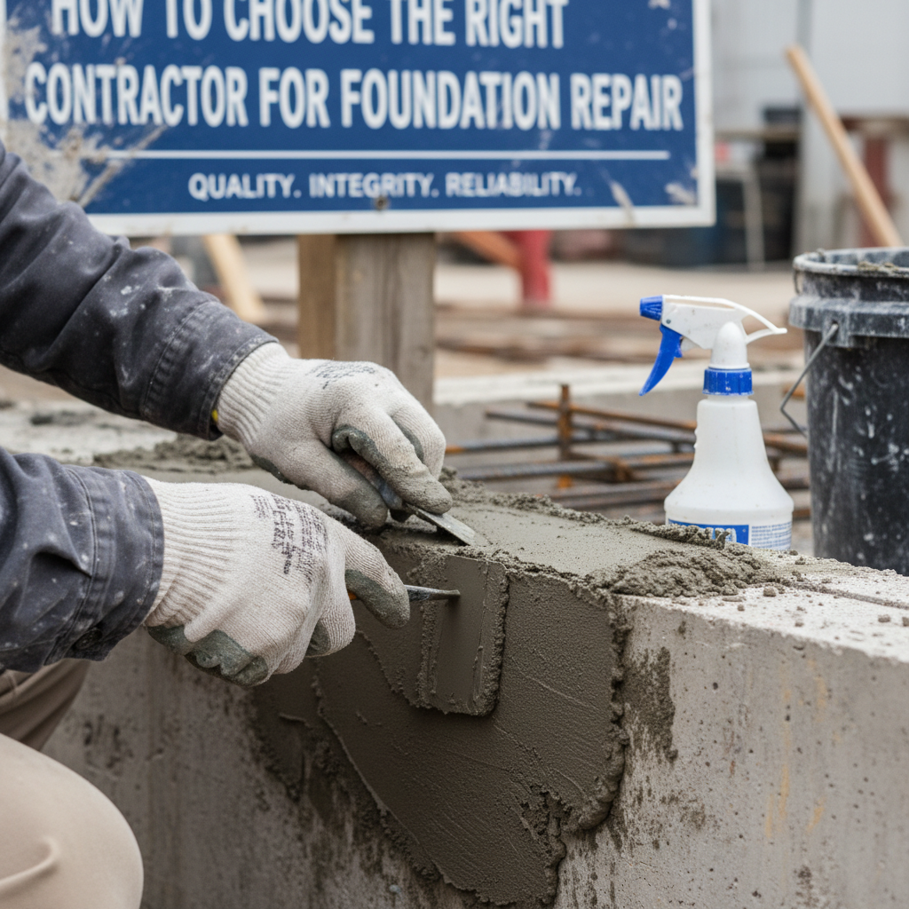 How to Choose the Right Contractor for Foundation Repair Troubleshooting & Fixes (2024 Guide) professional repair detail
