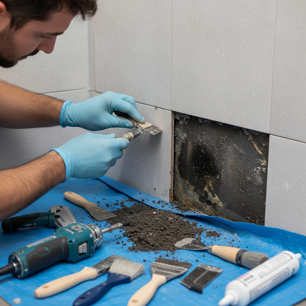 Water Seeping Under Shower Tile (Troubleshooting & Fixes from a 25-Year Pro) professional repair detail