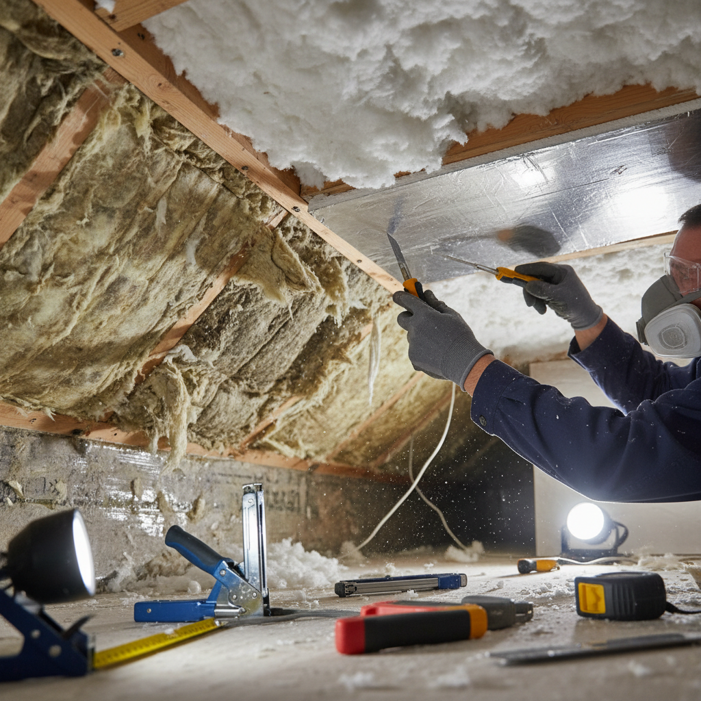 Adding New Insulation Over Existing Insulation (Troubleshooting & Fixes) professional repair detail