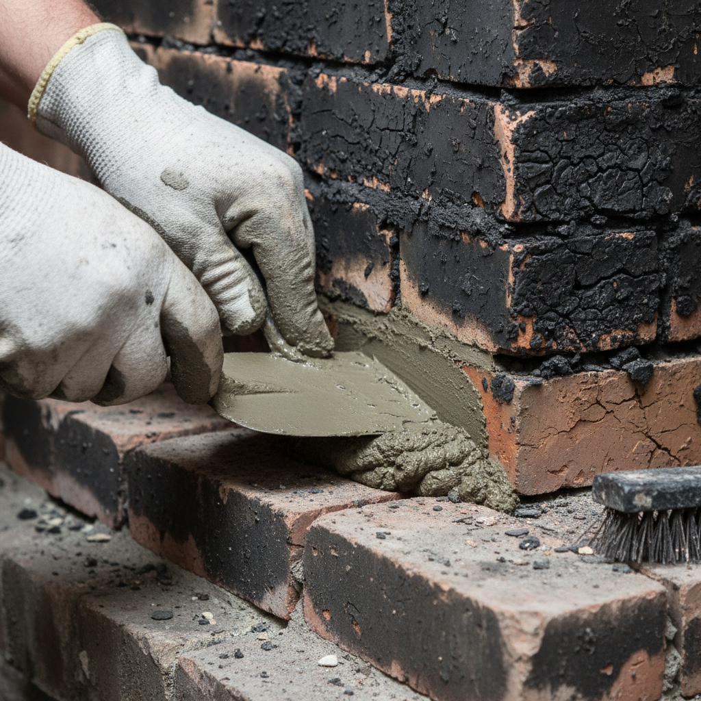 Chimney Fires: What They Are & How to Not Burn Your House Down (Troubleshooting & Fixes) professional repair detail